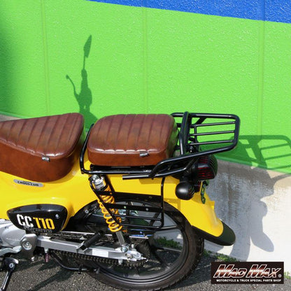 MrQuick製 延長リアキャリア ブラック クロスカブ50/110