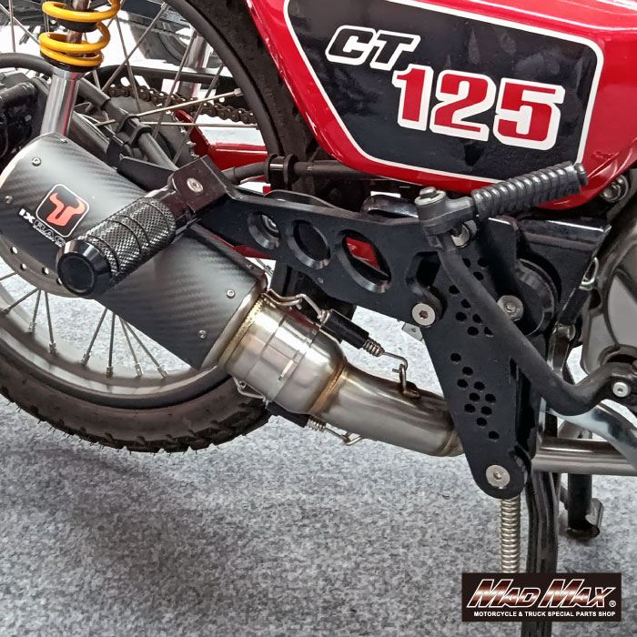 MrQuick製 タンデムステップ ブラック CT125 ハンターカブ