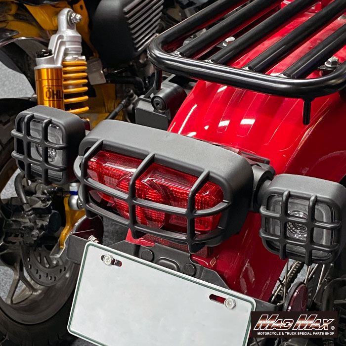 MrQuick製 テールランプガーニッシュ ブラック CT125 ハンターカブ