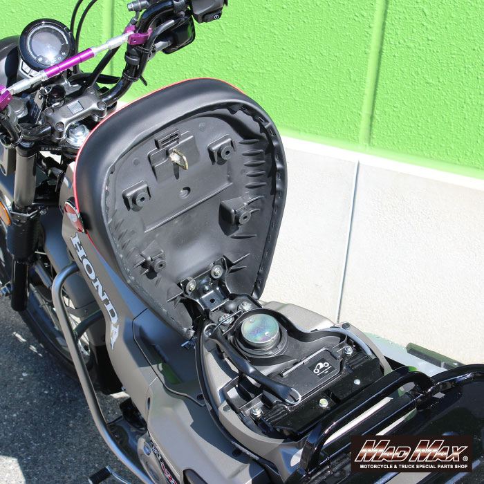 MrQuick製 タックロールシートASSY ブラック/レッド CT125 ハンターカブ