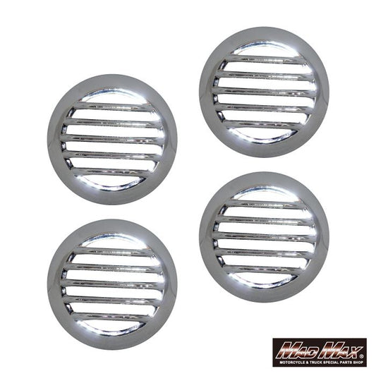 MrQuick製 ウィンカーガーニッシュ メッキ 4個セット モンキー125 ダックス125