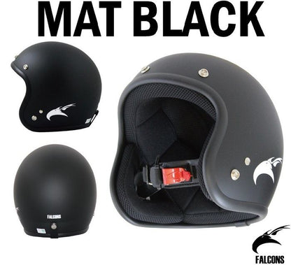 FALCONS スモールジェットヘルメット フリーサイズ