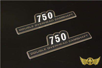 Z2 750 サイドカバーエンブレム 両面テープタイプ 42×140mm 左右セット 汎用