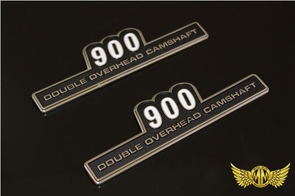 Z1 900 サイドカバーエンブレム 両面テープタイプ 42×140mm 左右セット 汎用