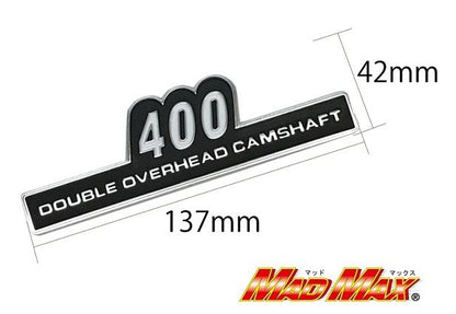 サイドカバーエンブレム 400 左右セット 汎用