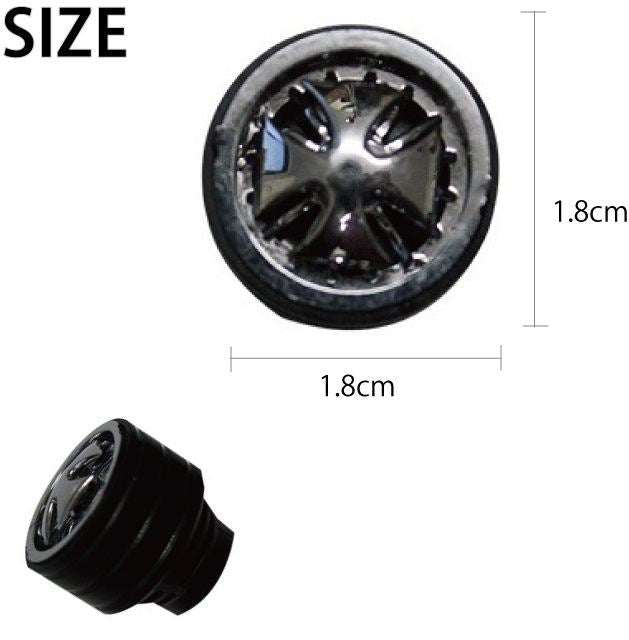 エアバルブキャップ ホイール 4個セット 汎用