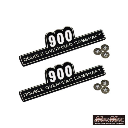 サイドカバーエンブレム 900 左右セット 汎用