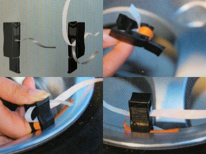 ホイールシール ブルー 幅7mm×長さ2.14m 4本セット