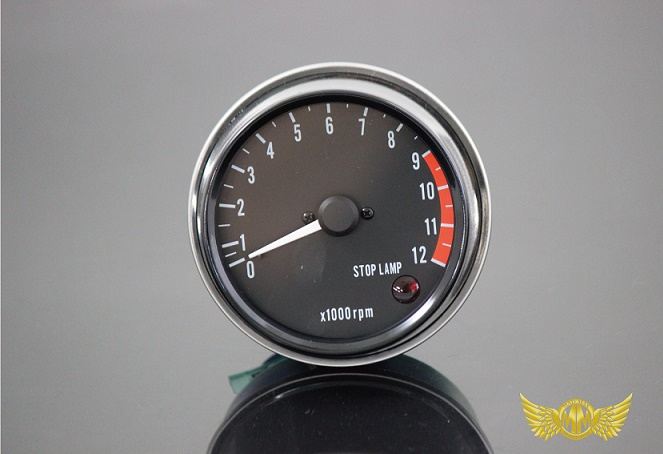タコメーター Z1A KZ900/1000 ストップランプ警告付 汎用