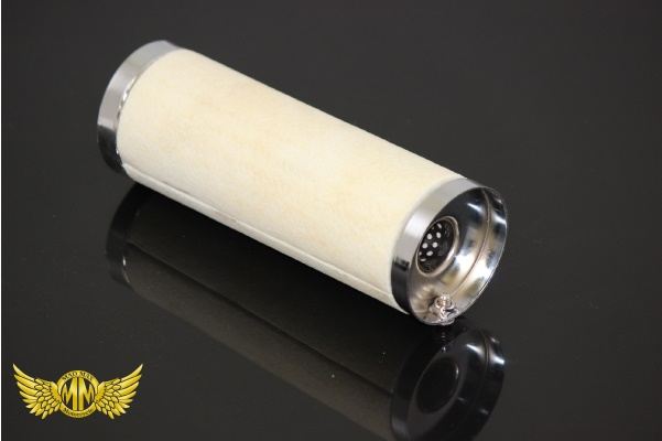 ショート管マフラー用 インナーサイレンサー メッキ 70φ 排気口23mm 汎用
