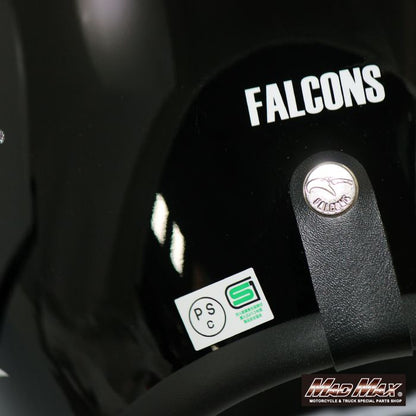 FALCONS スモールジェットヘルメット クリアシールド付 フリーサイズ