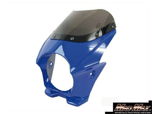 ビキニカウル ブルー 高さ300×横270×奥行き230mm 汎用(130φヘッドライト車用)