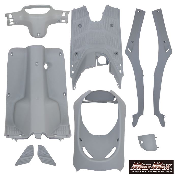 純正タイプ インナーカバー 外装9点セット グレー パル ディオ