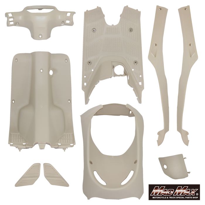 純正タイプ インナーカバー 外装9点セット アイボリー パル ディオ