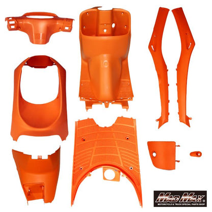 純正タイプ インナーカバー 外装9点セット オレンジ ディオ(AF27/AF28)
