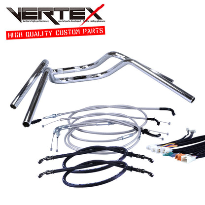 モンキー 84-98年 Z50J ミニ鬼アップハンドル セット メッシュ ワイヤー