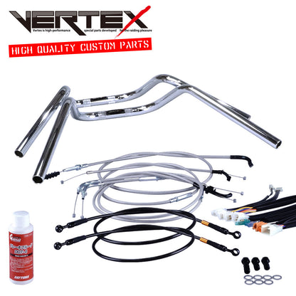 XR50/100 Motard 05-07 AD14HD13 Mini Oni Up Handlebar Set Mesh Wire