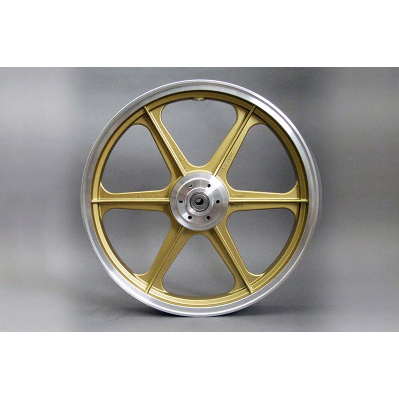 YAMIYA&ENKEI キャストホイール ゴールド フロント2.15×19inch リア2.5×18inch CB750