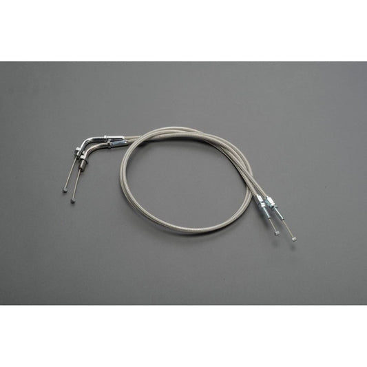 スロットルケーブル シルバー 50mmショート Z1 Z2 Z1-R