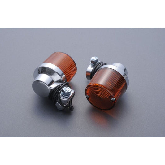 ヨーロピアンウィンカー 500型 φ45 オレンジ 2個 汎用
