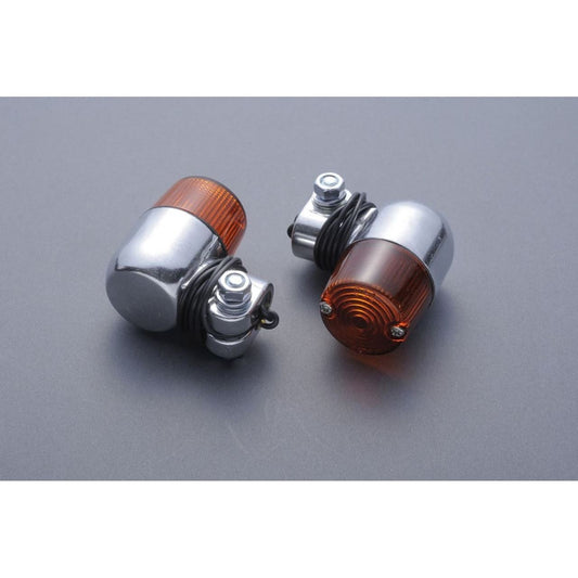 ヨーロピアンウィンカー 160丸型 φ35 オレンジ 2個 汎用