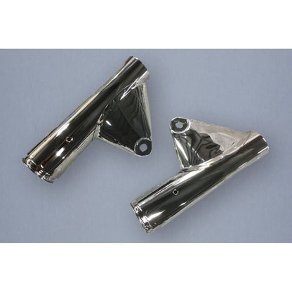 Headlight Stay Set, Chrome, Left and Right, CB750 K2-K6
