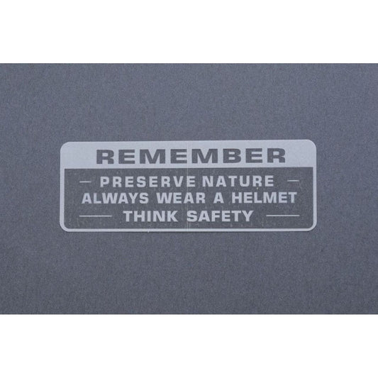 ガソリンタンクコーション 英語版 ホワイト CB750