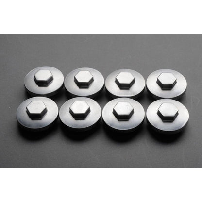 Tappet Adjusting Hole Cap Set, 8 pieces, CB750 CB400F