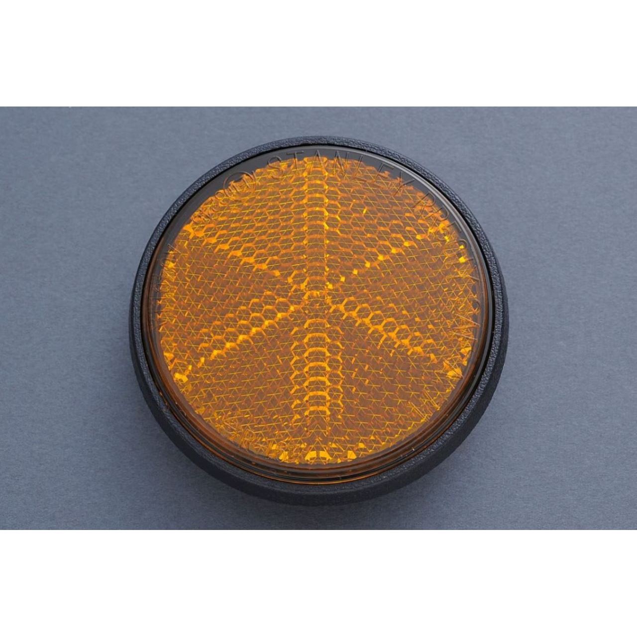 Front Reflector, Orange, 1 piece, CB750 K2-K6