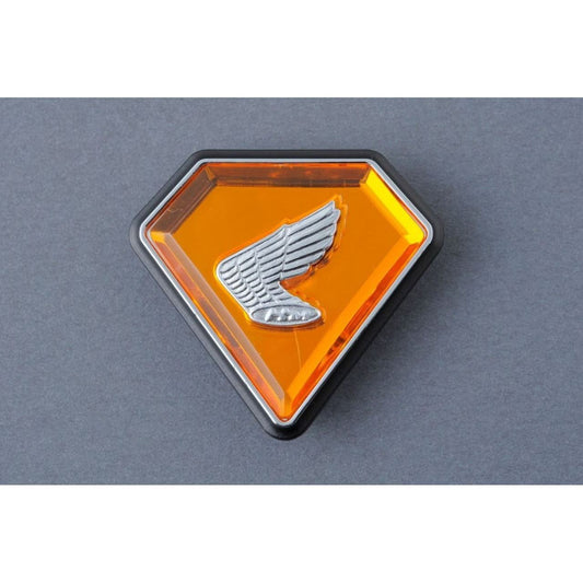 サイドカバーエンブレム 左 オレンジ CB750