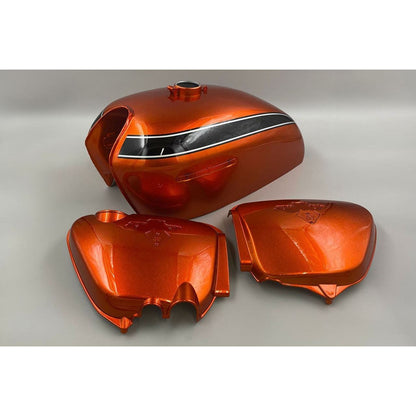 フレークサンライズオレンジ タンク＆SCセット フレークサンライズオレンジ CB750 K2