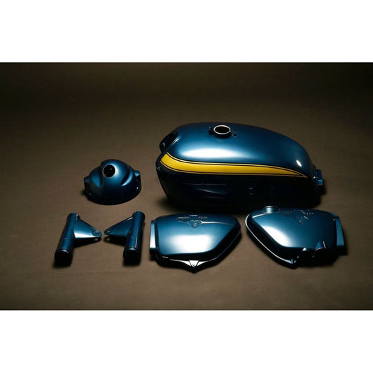 ポリネシアンブルーメタリック 外装4点セット ポリネシアンブルーメタリック CB750