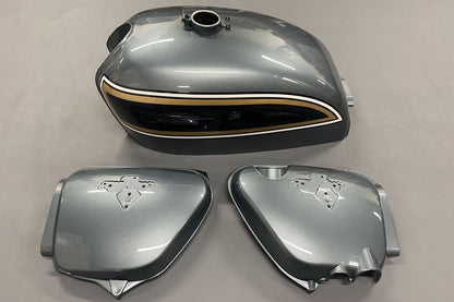 タンク&サイドカバー アーマーシルバーメタリック CB750