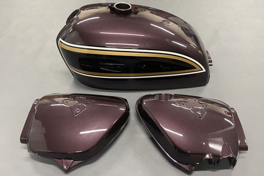 Tank & Side Cover, Boss Maroon Metallic, CB750