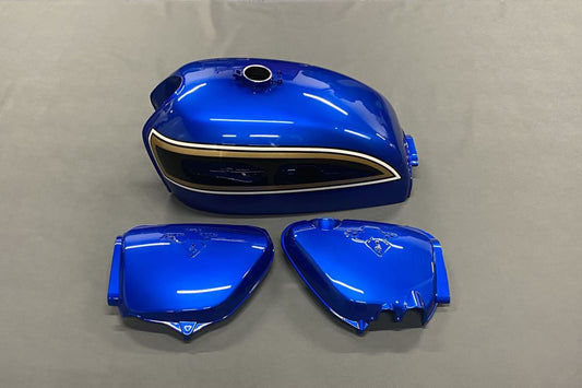 Tank & Side Cover Candy Sapphire Blue CB750