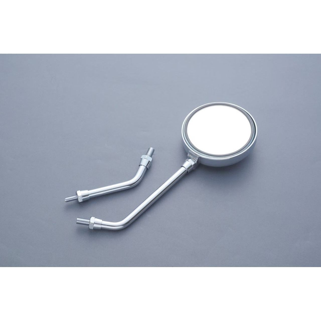 ミラー シルバー 1本 Z1 Z2 KZ900 Z750 Z750D1 KZ1000 KZ1000MK2 Z750FX Z1-R Z1000J Z1000