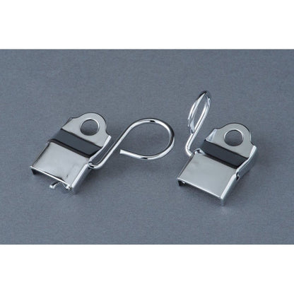 ワイヤーケーブルクランプ メッキ 左右セット Z1 Z2 KZ900 Z750 Z750D1 KZ1000 KZ1000MK2 Z750FX Z1-R KZ1000LTD