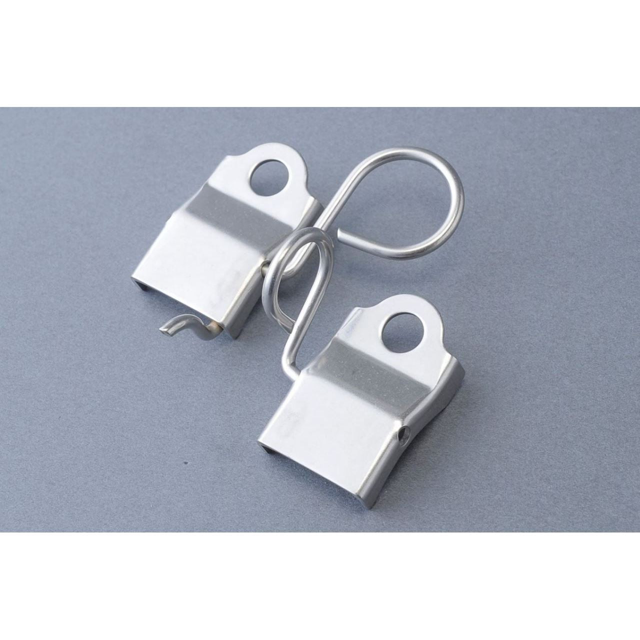 ワイヤーケーブルクランプ ステンレス 左右セット Z1 Z2 KZ900 Z750 Z750D1 KZ1000 KZ1000MK2 Z750FX