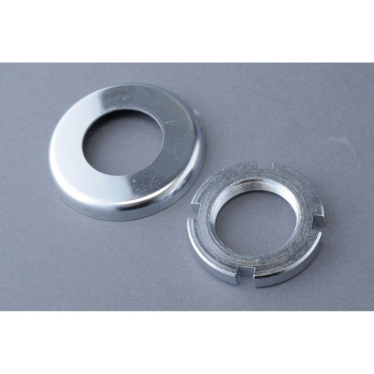 ステアリングヘッドナット・ワッシャセット 2個 Z1 Z2 KZ900 Z750 Z750D1 KZ1000 KZ1000MK2 Z750FX Z1-R KZ1000LTD