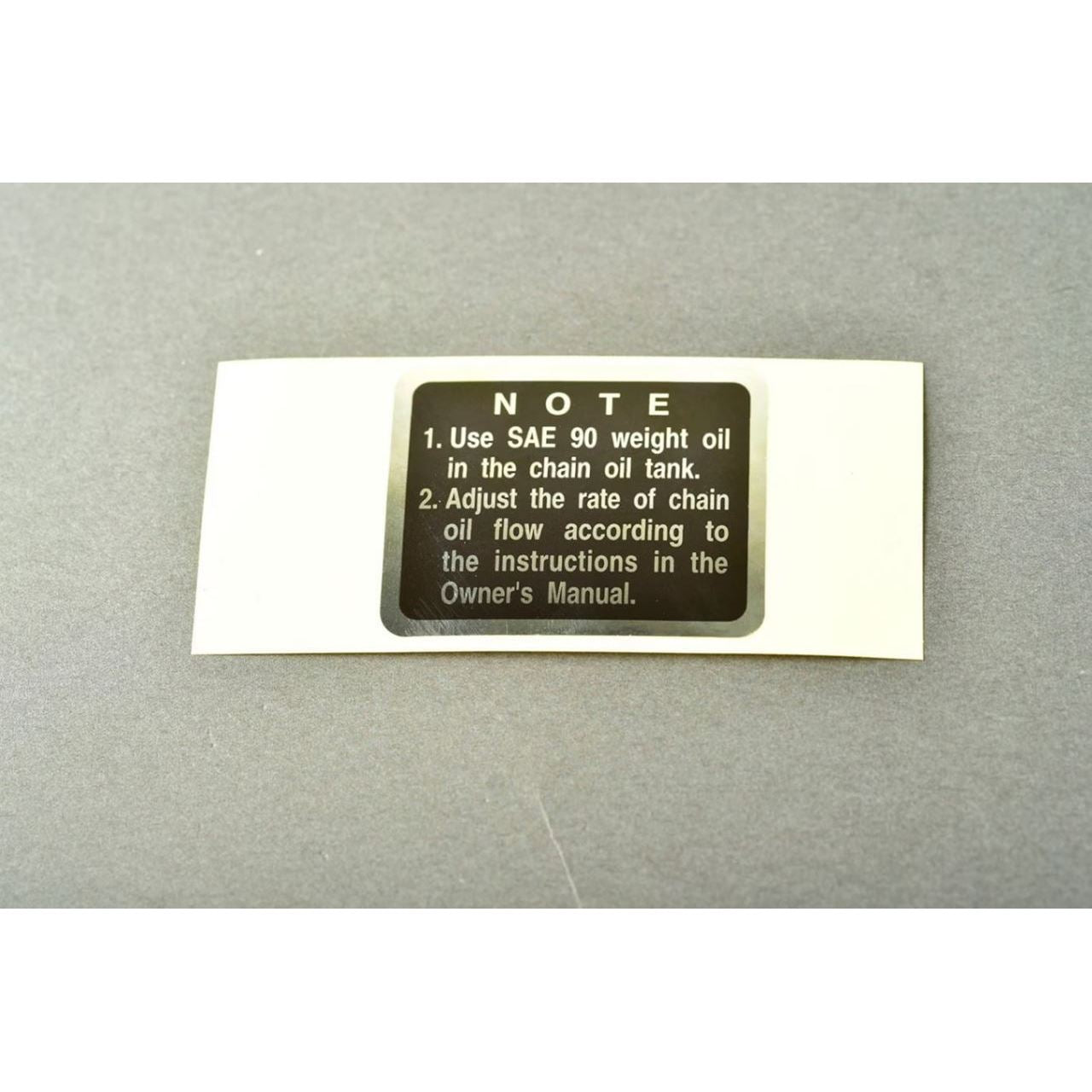 ステッカー チェーンオイルタンク Z1 Z2