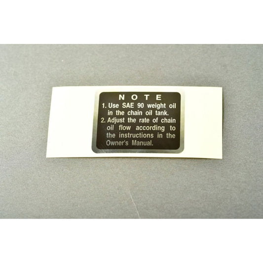 ステッカー チェーンオイルタンク Z1 Z2