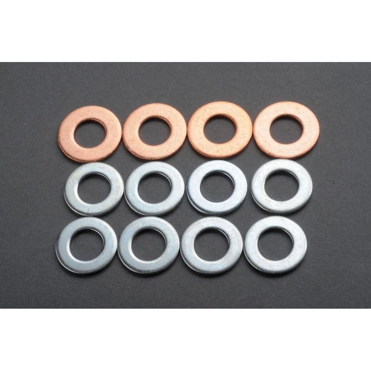 ヘッドナットワッシャーセット 12個 Z1 Z2 KZ900 Z750 Z750D1 KZ1000 KZ1000MK2 Z750FX Z1-R KZ1000LTD Z1000J Z1000 Z1100R Z1100GP