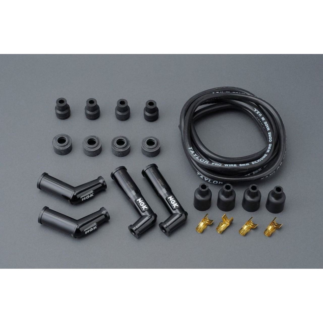 NGK Plug Cord & Cap Set Z1 Z2 KZ900 Z750 Z750D1 KZ1000 KZ1000MK2 Z750FX Z1-R KZ1000LTD Z1000J Z1000 Z1100R Z1100GP GPZ1100