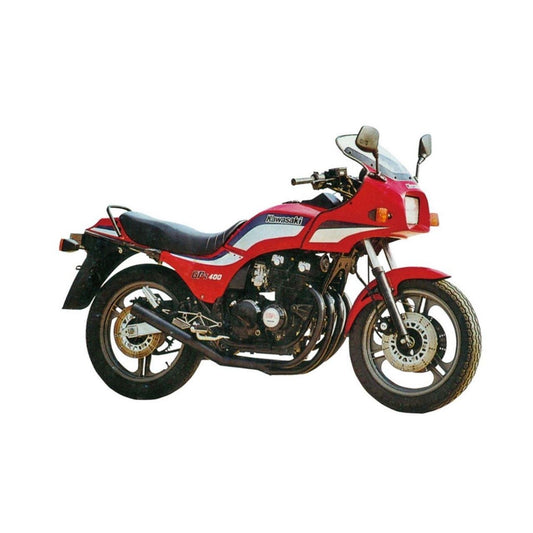 ショート管マフラー ブラック GPZ400F系