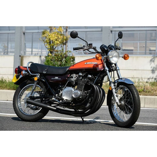ショート管マフラー ブラック Z1 Z2 KZ900 Z750D1