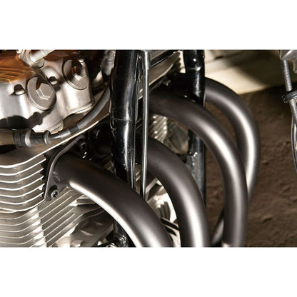 ハンドメイドショート管マフラー ブラック CB750