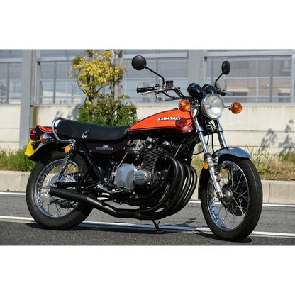 ハンドメイドショート管マフラー ブラック Z1 Z2 KZ900 Z750D1