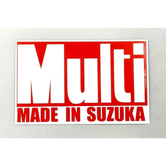 赤白耐熱ステッカー Multiバージョン 50×80mm 1枚 汎用