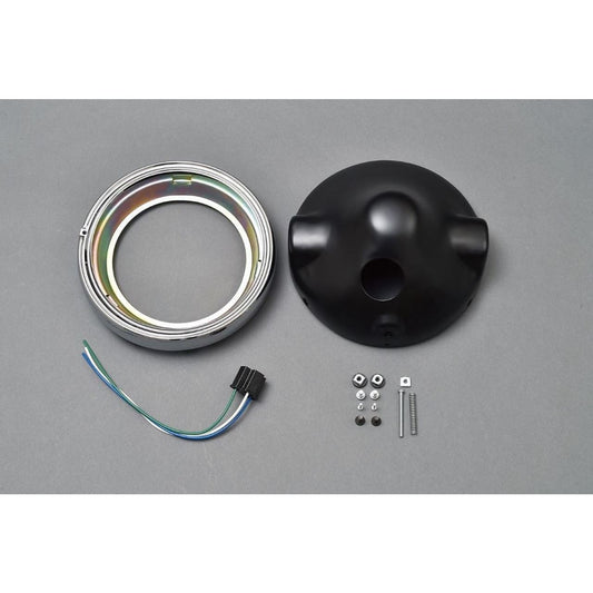 ヘッドライトリム&ケースセット 8mm Z1 Z2 KZ900 Z750 Z750D1 KZ1000 KZ1000MK2 Z750FX Z1-R KZ1000LTD Z1000J