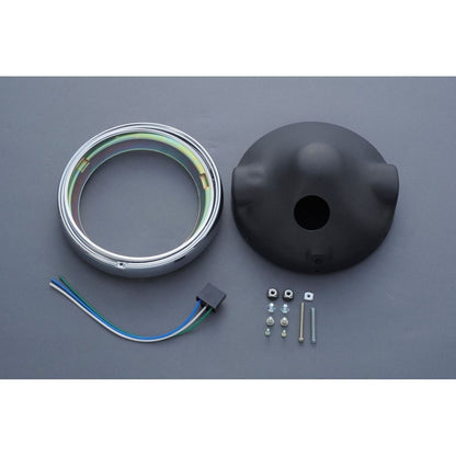 ヘッドライトリム&ケースセット Z1 Z2 KZ900 Z750 Z750D1 KZ1000 KZ1000MK2 Z750FX KZ1000LTD Z1000J